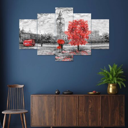 Couple Painting Set | Digital Painting | 3D | Set Of Five Frames | 4BY2-M4