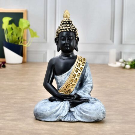 Beautiful Sitting Buddha Idol Statue | R-B8