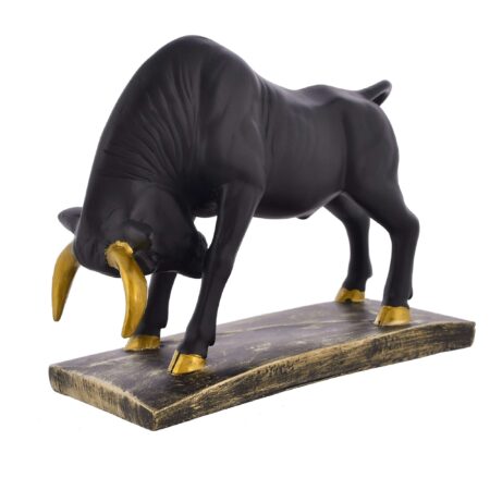 Antique Geometric Statue Bull Sculpture | Big Size Bull Statue | R-BUL1